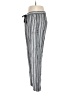Keren Hart Stripes Silver Casual Pants Size S - photo 5