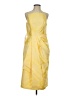 Kay Unger 100% Polyester Yellow Cocktail Dress Size 4 - photo 1