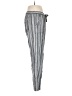 Keren Hart Stripes Silver Casual Pants Size S - photo 4