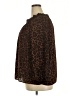 Talbots Outlet 100% Polyester Animal Print Brown 3/4 Sleeve Blouse Size 2X - photo 5