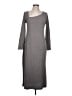 A New Day Gray Casual Dress Size L - photo 1
