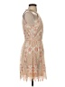 BCBGMAXAZRIA Argyle Tan Cocktail Dress Size 2 - photo 4