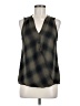 Mod Ref Plaid Green Sleeveless Blouse Size M (estimated) - photo 1