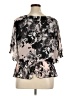 North Style 100% Polyester Silver Short Sleeve Blouse Size 16 - photo 2