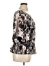 North Style 100% Polyester Silver Short Sleeve Blouse Size 16 - photo 4