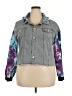 Unbranded Tie-dye Blue Denim Jacket Size 2X - photo 1