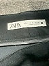 Zara 100% Polyester Solid Black Dress Pants Size S - photo 7