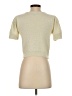 4SI3NNA 100% Polyester Ivory Short Sleeve Top Size XS - photo 2