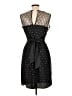 DressBarn 100% Polyester Stars Black Cocktail Dress Size 10 - photo 2