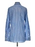 Gap 100% Cotton Stripes Blue Long Sleeve Button-Down Shirt Size S - photo 2