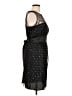 DressBarn 100% Polyester Stars Black Cocktail Dress Size 10 - photo 4