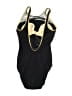 Longitude Graphic Black One Piece Swimsuit Size 10 (tall) - photo 2