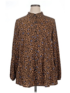 Logo By Lori Goldstein Long Sleeve Blouse