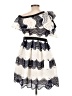 Self-Portrait 100% Polyester White Cocktail Dress Size 10 - photo 2