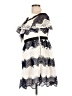 Self-Portrait 100% Polyester White Cocktail Dress Size 10 - photo 5