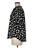 Ann Taylor Polka Dots Black Short Sleeve Blouse Size M - photo 5