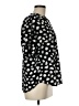 Ann Taylor Polka Dots Black Short Sleeve Blouse Size M - photo 4