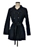 Talbots 100% Cotton Blue Trenchcoat Size 6 - photo 1