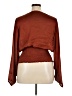 Leyden Brown Long Sleeve Blouse Size XL - photo 2