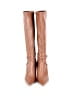 Vince Camuto 100% Leather Tan Burgundy Boots Size 10 - photo 2