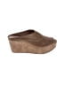Chocolat Blu 100% Leather Tan Wedges Size 8 1/2 - photo 1
