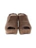 Chocolat Blu 100% Leather Tan Wedges Size 8 1/2 - photo 2
