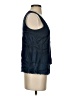 Ecru 100% Tencel Blue Sleeveless Blouse Size XS - photo 4