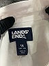 Lands' End 100% Lyocell Ivory 3/4 Sleeve Button-Down Shirt Size 1X - photo 7
