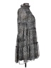 Gabby Skye 100% Polyester Animal Print Gray Casual Dress Size 10 - photo 4
