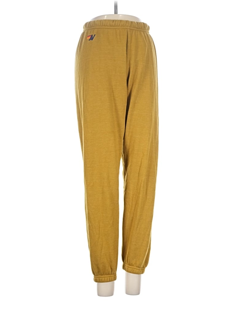 Pre-owned Aviator Nation Casual Pants In Gold