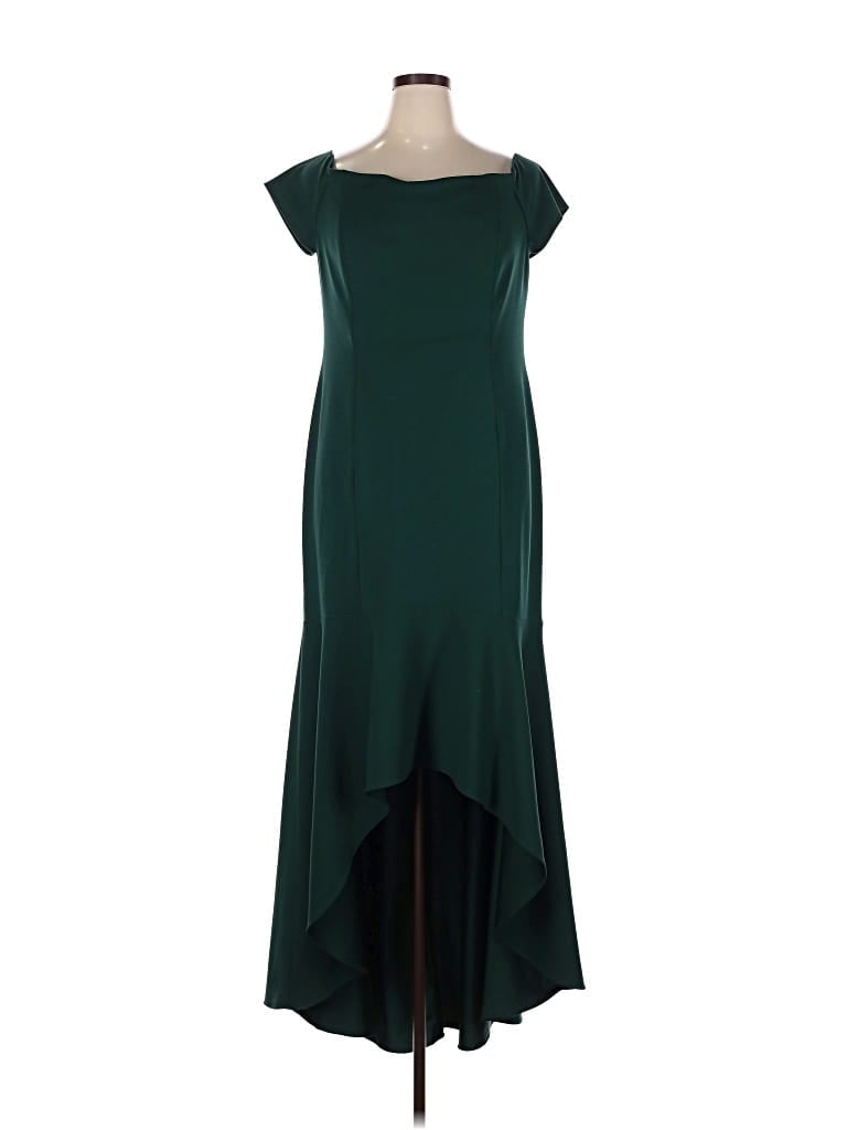 Pre-owned Calvin Klein Cocktail Dress In Green