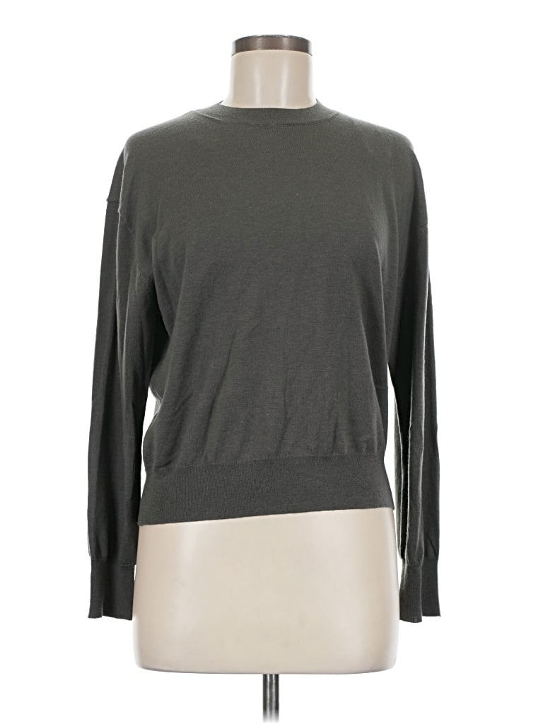 Pre-owned Zara Pullover Sweater In Gray