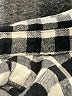 Unbranded Checkered-gingham Black Long Sleeve Button-Down Shirt Size 6 (estimated) - photo 7