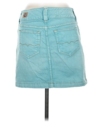 Red Engine Denim Skirt (view 2)