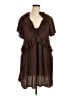 Old Navy 100% Polyester Brown Casual Dress Size XL - photo 1