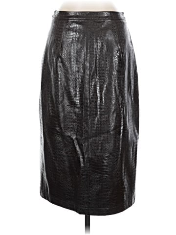 INC International Concepts Faux Leather Skirt (view 2)