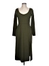 Leith Solid Green Casual Dress Size L - photo 1