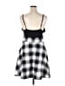 Shein 100% Polyester Checkered-gingham Black Casual Dress Size 2X - photo 2