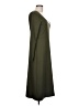 Leith Solid Green Casual Dress Size L - photo 4