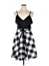 Shein 100% Polyester Checkered-gingham Black Casual Dress Size 2X - photo 1