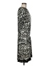 Chico's Print Black Casual Dress Size Med (1) - photo 4
