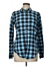J.Crew Plaid Blue Long Sleeve Button-Down Shirt Size 10 (tall) - photo 1