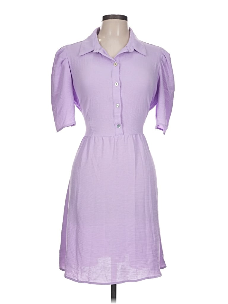 Pre-owned Luxology Casual Dress In Purple