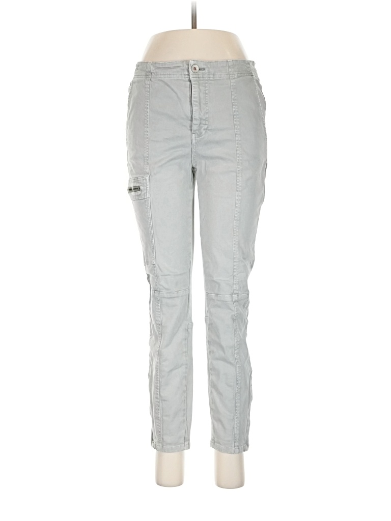 Pre-owned By Anthropologie Cargo Pants In Gray