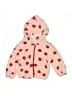 Unbranded 100% Polyester Pink Zip Up Hoodie Size 2 - 3 - photo 1