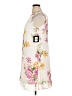 JH 100% Polyester Floral Ivory Casual Dress Size 14 - photo 5