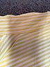 Unbranded 100% Polyester Stripes Yellow Long Sleeve Blouse Size M - photo 7