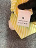 Unbranded 100% Polyester Stripes Yellow Long Sleeve Blouse Size M - photo 8