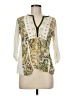 Tiny Ivory 3/4 Sleeve Blouse Size M - photo 1