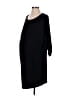 Hatch Solid Black Casual Dress Size 2 Maternity - photo 1